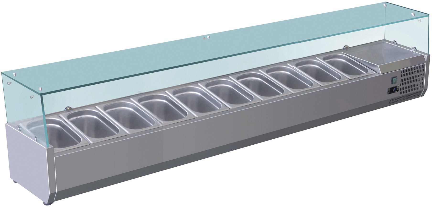 KYLRÄNNA MED GLASÖVERBYGGNAD